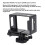 SJ5000 Action Camera Side Frame Mount with Protective Housing Base & Screws 3