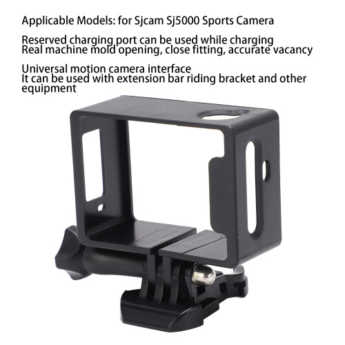 SJ5000 Action Camera Side Frame Mount with Protective Housing Base & Screws 2