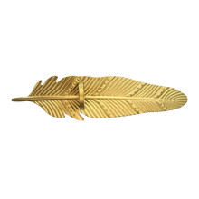 Golden Leaf Wall Sconces Candle Holders Wrought Iron WallMount Tea Light Holders Straight Leaf, 1 Pc For Bathroom Living Room Patio