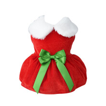 Kitten Kerstkostuum Kerstman Jurken Outfit Pak Mode-M vlinderdas