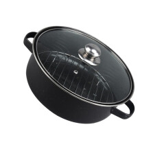 Nonstick Roasting Pot for Sweet Potatoes Chestnuts Corn, HeatResistant Baking Pan for Oven BBQ