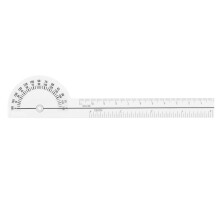 Goniometer for Physical Therapy, Range of Motion Measurement Protractor with Clear Readings, Rehabilitation Aid and Essential Treatment Tool for