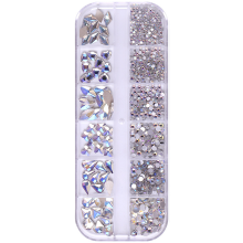 Pedras de strass para infinitas possibilidades artísticas, fácil aplicação e uso generalizado para arte de unhas 3D, artes e artesanato, projetos