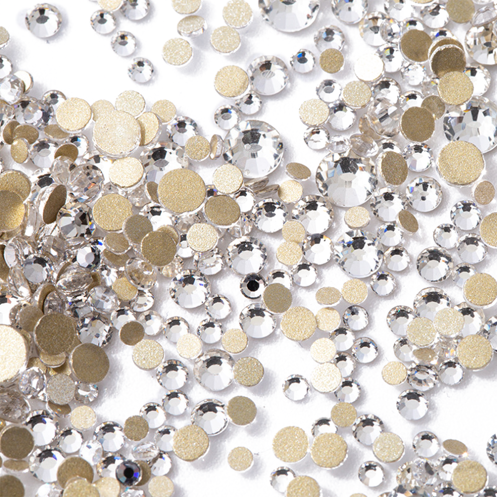 Nail Rhinestones With Exquisite Styles For Wide Application, Glittering Nail Gems Glass Crystal Unique Sparkle And Shine Nice Shapes For Nightclubs