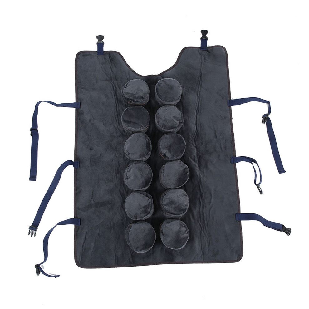 Smokeless Moxibustion Bag Portable Flocking Cloth Warm Stimulation Moxa Burner Box With Combination Cups For Drug Absorption And Sedative Effect
