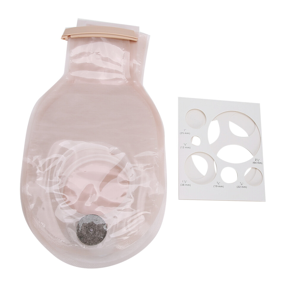 Ostomy Supplies, Highly Sealed Colostomy Bags For Ileostomy Stoma Care, Cut-To-Fit One Piece Drainable Pouches, Secure Odor Lock Provides Discreet