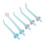 Ensemble d'embouts de rechange pour hydropulseur, conception douce respectueuse des gencives, structure durable en ABS étanche, compatible avec les 6