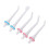 Ensemble d'embouts de rechange pour hydropulseur, conception douce respectueuse des gencives, structure durable en ABS étanche, compatible avec les 8