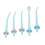Ensemble d'embouts de rechange pour hydropulseur, conception douce respectueuse des gencives, structure durable en ABS étanche, compatible avec les 7