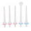 Ensemble d'embouts de rechange pour hydropulseur, conception douce respectueuse des gencives, structure durable en ABS étanche, compatible avec les 6