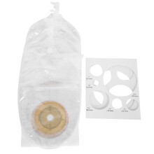 Stoma-Pflegeset, Hydrokolloid-Klebebeutel mit luftdurchlässigem Design zur Geruchsbindung, 5 Stück