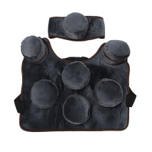 Smokeless Moxibustion Bag Portable Flocking Cloth Warm Stimulation Moxa Burner Box With Combination Cups For Drug Absorption And Sedative Effect