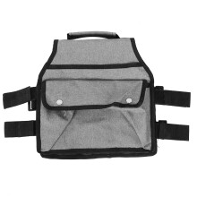 Bolsa lateral impermeável e leve com tema de baú do tesouro para usuários de cadeira de rodas. Solução de armazenamento elegante com dois bolsos