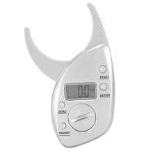 Calibrador de grasa corporal inteligente, función de retención para una medición fiable de los pliegues cutáneos. Ideal para fiestas de