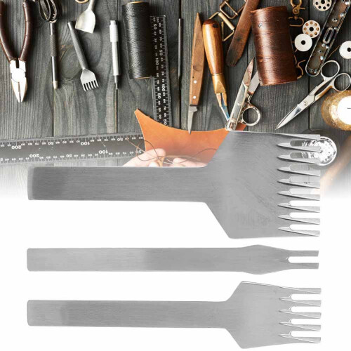Σετ εργαλείων Prong, τρυπάνι δερμάτινων εργαλείων χειροτεχνίας με λειτουργικότητα 2