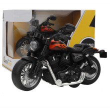 Modello di motocicletta a retrocarica, modello di simulazione con luci LED lampeggianti ed effetti sonori, squisita motocicletta giocattolo in lega