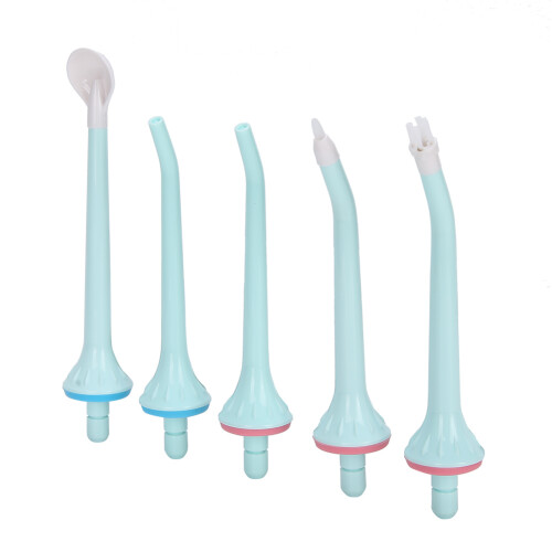 Ensemble d'embouts de rechange pour hydropulseur, conception douce respectueuse des gencives, structure durable en ABS étanche, compatible avec les 1