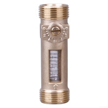 Brass DN25 HVAC Flow Control Ball Valve with Visual Adjustment and Pressure Relief 415L/m