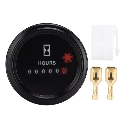 SH748 AntiVibration Quartz Hour Meter, DC12-36V, Auto/Motorcycle Use 1