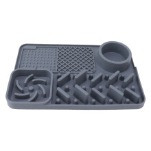 Hund Schleckmatte Silikon 300x205mm | Angstlinderung & Langsamer Futterspender