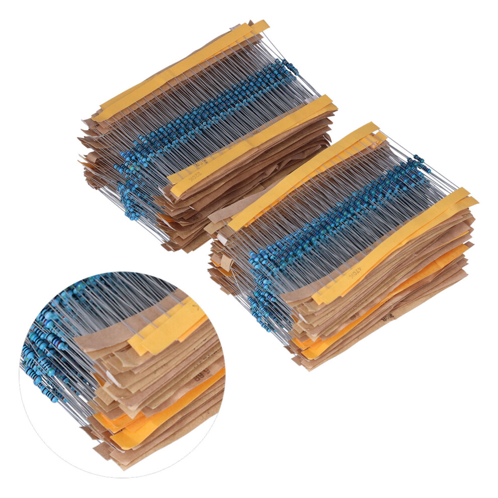 Metal Film Resistor Kit 2600Pcs 1Î©-3Mî© 1/4W Assortment Electronic Parts 7611377624268