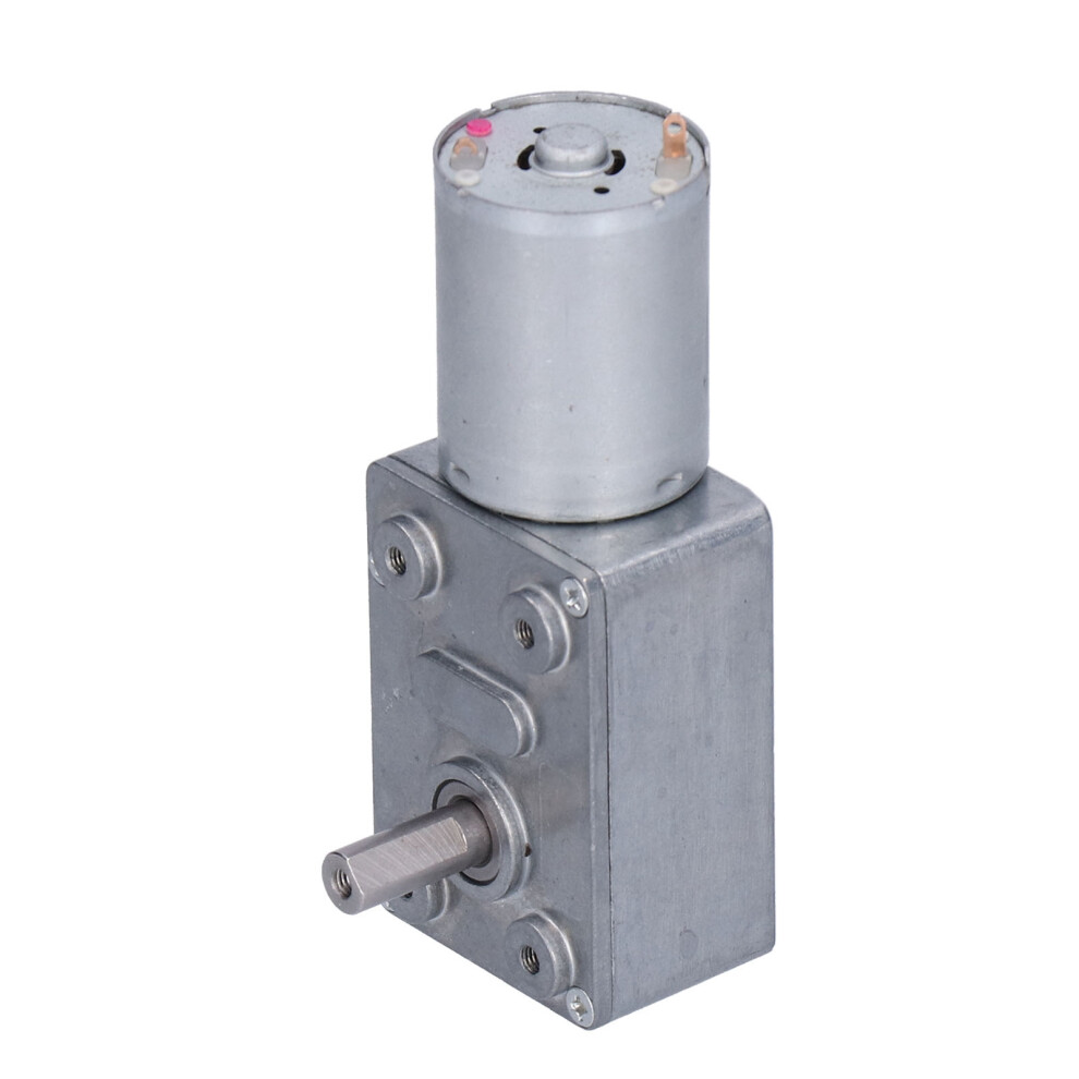 12V Metal Gear Worm Motor Self-Lock Turbo 10Rpm For Diy Automation 5001377624733