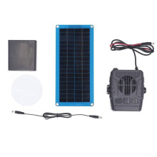 Portable Solar Heater for Chicken Coop, Pet House, Small Greenhouse and Outdoor Use, Black Plastic