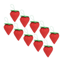 StrawberryShaped Sewing Pin Cushions 10Pcs Cloth For Embroidery, Cross Stitch, Quilting, Needlework, Daily Use