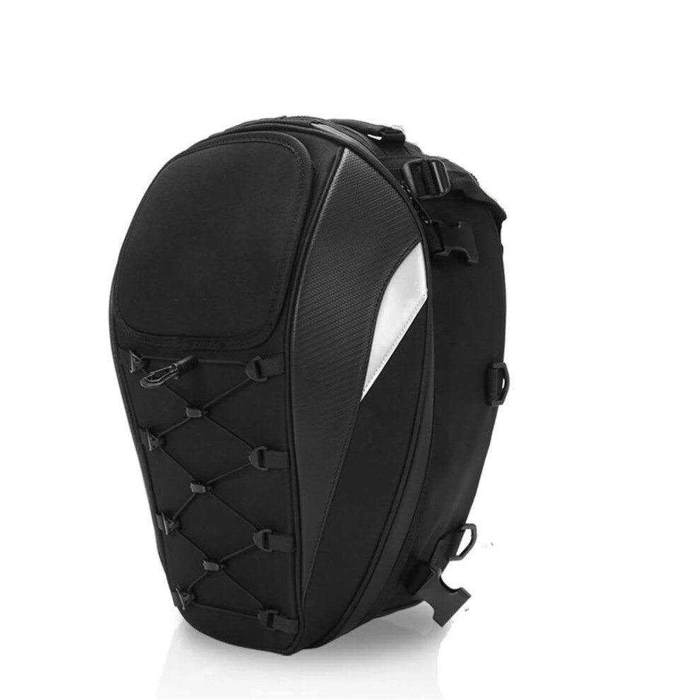Saddle Bag Motorcycle Compatible Pannier Tailbag Case Rack Mount Storage Bag 9347817870190