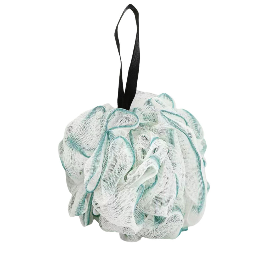 Green Mesh Shower Puff Loofah Sponge Soft Body Scrubber Bath Sponge 40G Exfoliating Bath Scrunchies For Smooth Skin