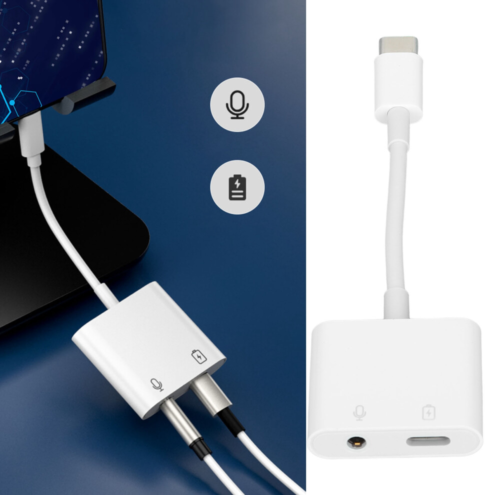 2-In-1 Usb C To 3.5Mm Headphone Adapter With Pd 60W Fast Charging, 11.5Cm 7901377626585