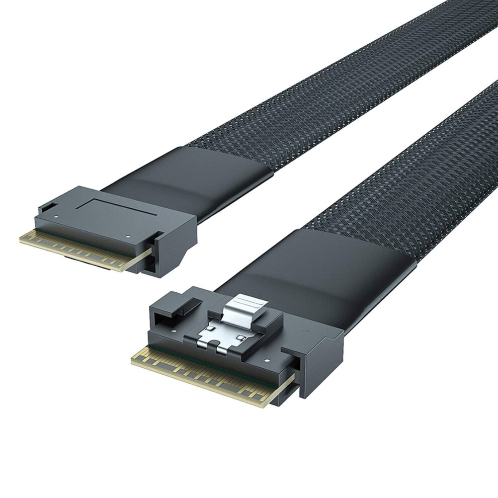 Slimsas Sff8654 To Sff8654 8I Pcie 4.0 Cable 1M 85 Ohm Speed 24Gbps Server Storage 9187378627037