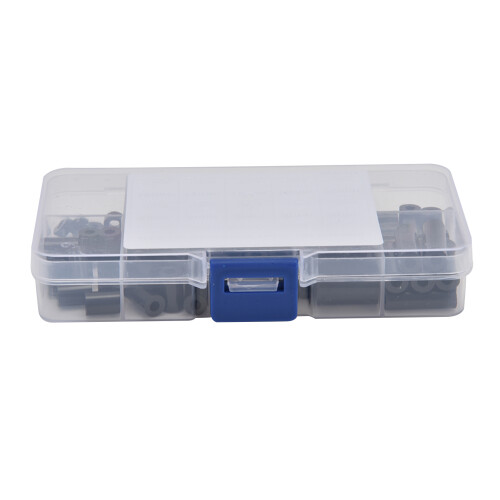 Plastic Insulation Spacers 100PCS ABS Cylindrical Not Threaded Standoffs Black