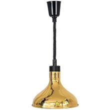 Food Warmer Lamp with Telescopic Suspension and 17 Cm Large Lampshade for Efficient Food Heating and Warming