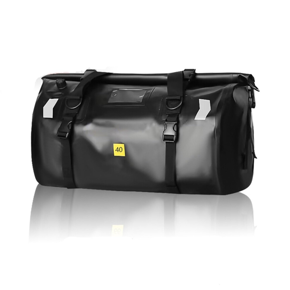 Motorcycle Dry Bag 40L Waterproof Saddlebag With Large Storage And Reflective Design For Travel 9347817870671