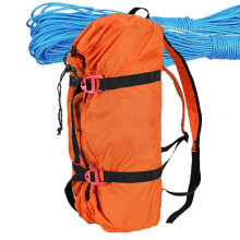 Hiking Gear Bag Expandable Compartments Trekking Pack Lightweight Quick Access Pockets Orange Unisex Day Hikes Camping