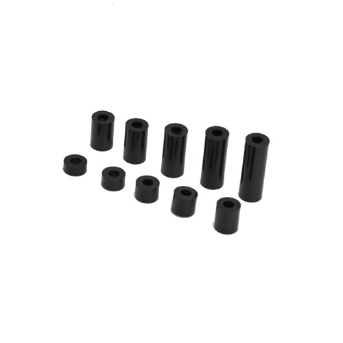Plastic Insulation Spacers 100PCS ABS Cylindrical Not Threaded Standoffs Black 2