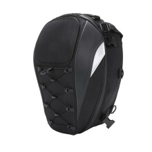 Motorcycle Saddlebags Waterproof Tail Bag Compatible Capacity Rear Seat Pannier Backpack