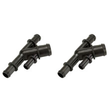 2X Coolant Hose Connector Cooling Joint PCH501990 for 2002-2009 Replacement Auto Parts