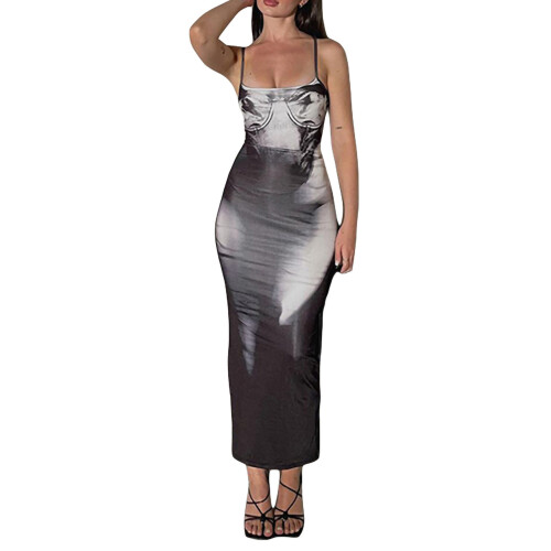 (L, Black) Robe d'été à la plage. 1