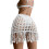 (XL, White) Sarongs tricotés pour cache-maillots d'été. 2
