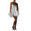 (M, White) Robe mini femme les fêtes. 1