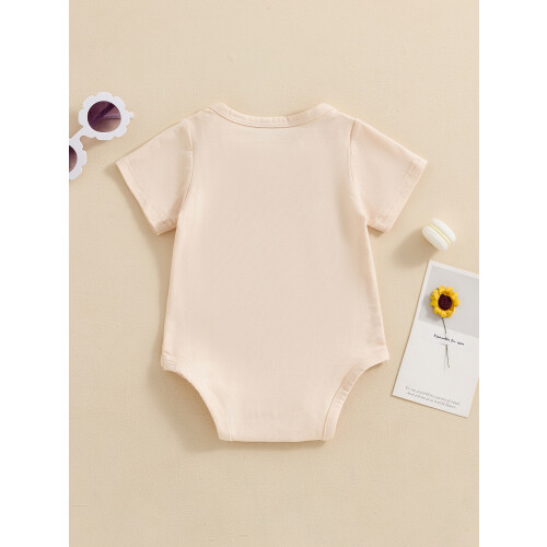 (0-3 Months, Beige) Combinaison western décontractée et tout-petits 2
