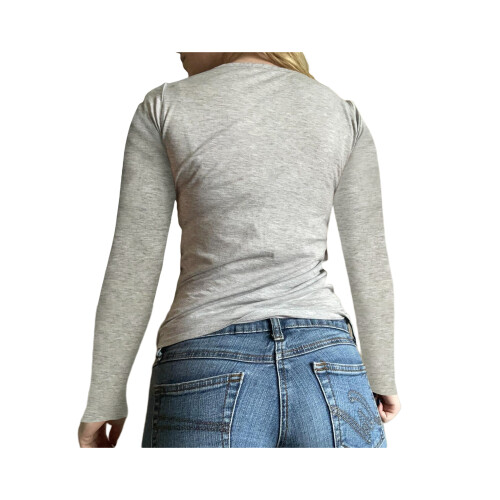 (S, Grey) Chemise ample femme, occasions spéciales. 2