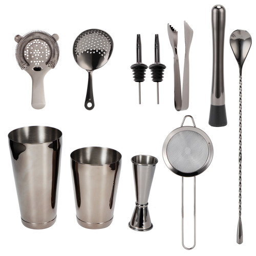 11-teiliges Cocktail-Shaker-Set, Barkeeper-Set, 1