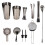 11-teiliges Cocktail-Shaker-Set, Barkeeper-Set, 3