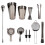 11-teiliges Cocktail-Shaker-Set, Barkeeper-Set, 4