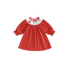 (2-3 Years, Red) Weihnachtskleid für Kleinkinder, Ärmeln, A-Linie