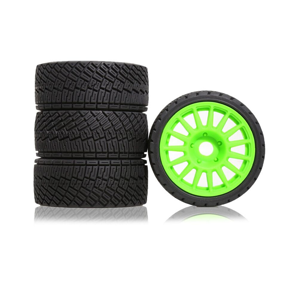 1:8 100Mm Rc Rally Off-Road Buggy Tires Wheel 17Mm Hex For 1/7 1/8 Arrma Redcat Team Losi Hpi Wr8 Hsp A 6031758384276