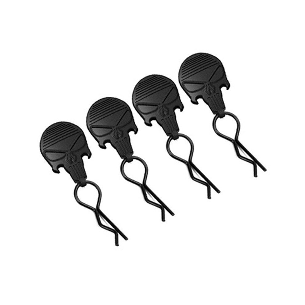 4Pcs Metal R-Type Car Shell Body Fixed Clips Pin With Tab For Axial Scx10 -4 Mjx Go Rc Car Parts 1:10 6031748394551